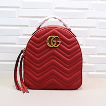 Load image into Gallery viewer, GG Marmont quilted leather backpack
